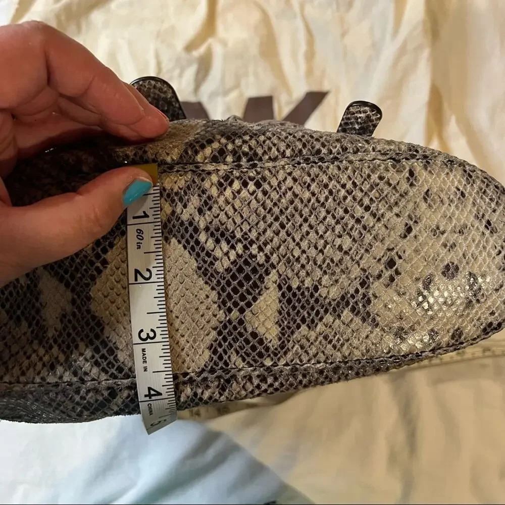 Michael Kors Small Snakeskin Shoulder Satchel